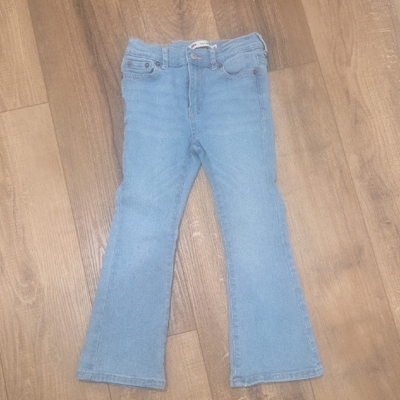 Levi's Girls Kids Jeans - Light Blue and Dark Blue - Picture 6 of 10